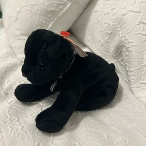 Cute Ty Black Plush Dog Toy